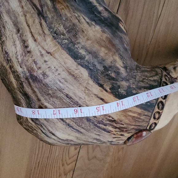 Al One Piece Wood Sculpture - Picture 6 of 7